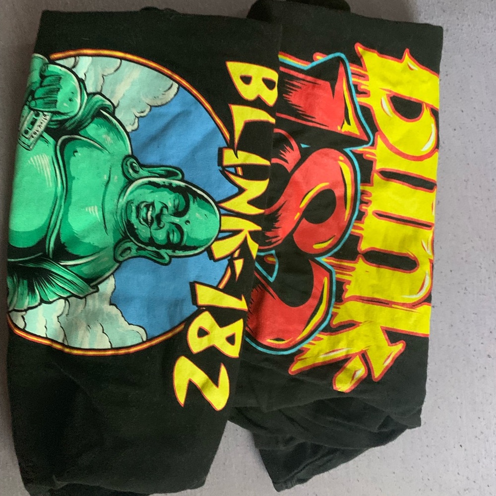 Blink 182 shirts!!!!!